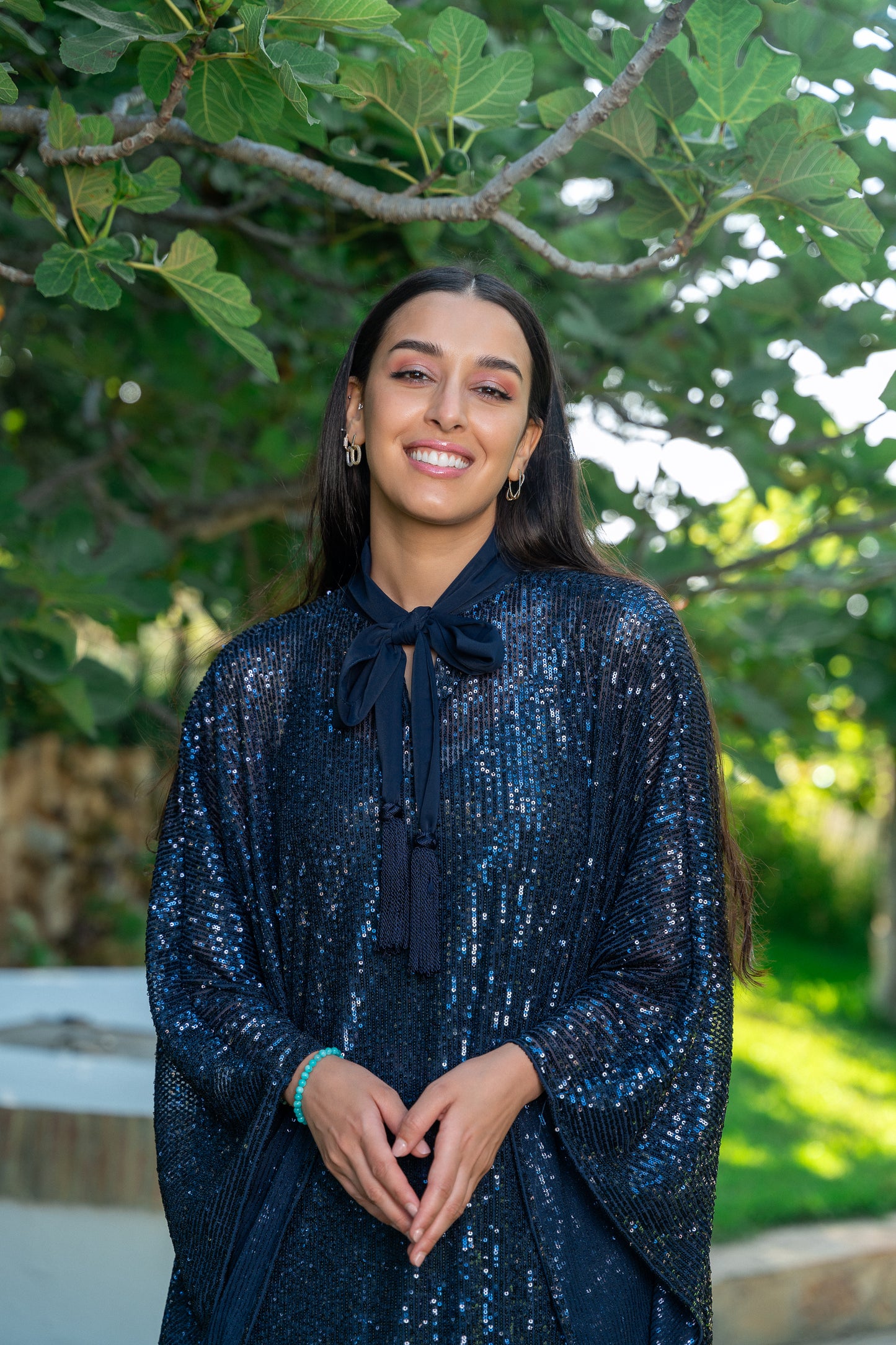 FATI SEQUIN KAFTAN
