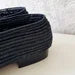 PLAIN RAFFIA LOAFER BLACK