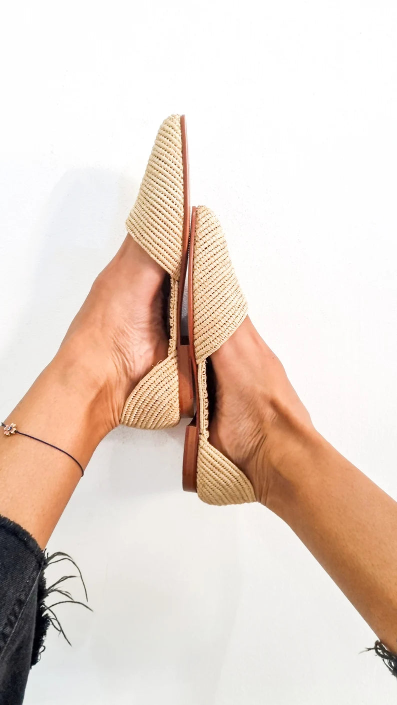 CHELSEA NATURAL MULE