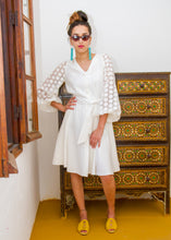 MARTINA WHITE LINEN DRESS - Milsouls