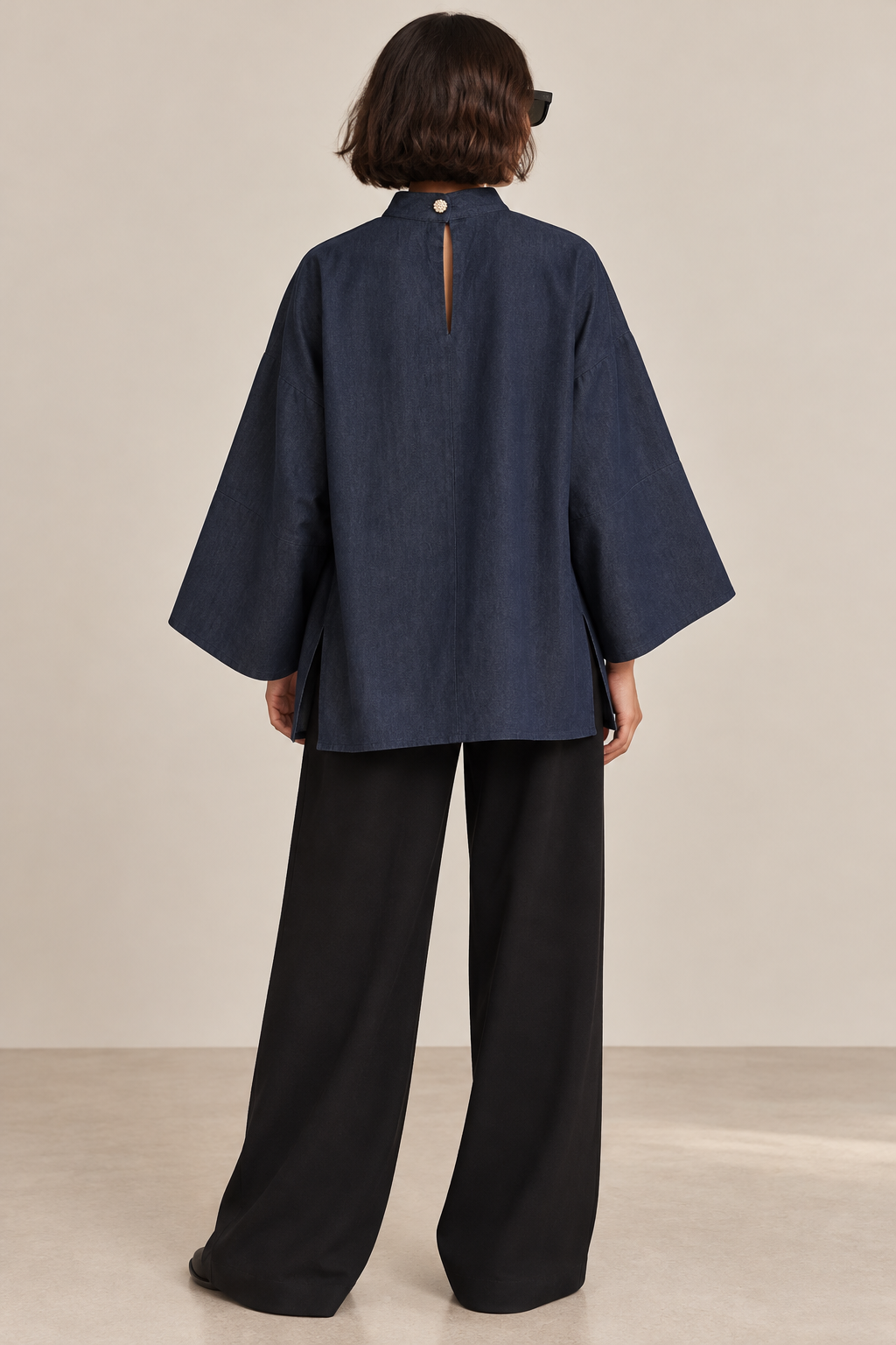 RAY DENIM TOP