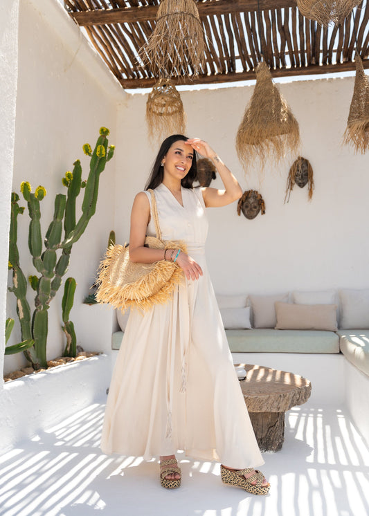 ALIYA LINEN DRESS