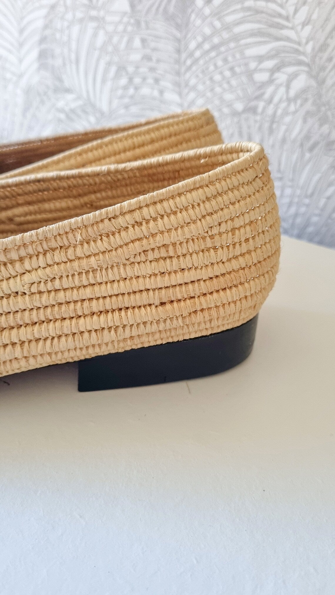 PLAIN RAFFIA LOAFER