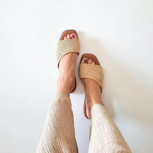 EVE RAFFIA SANDLAS