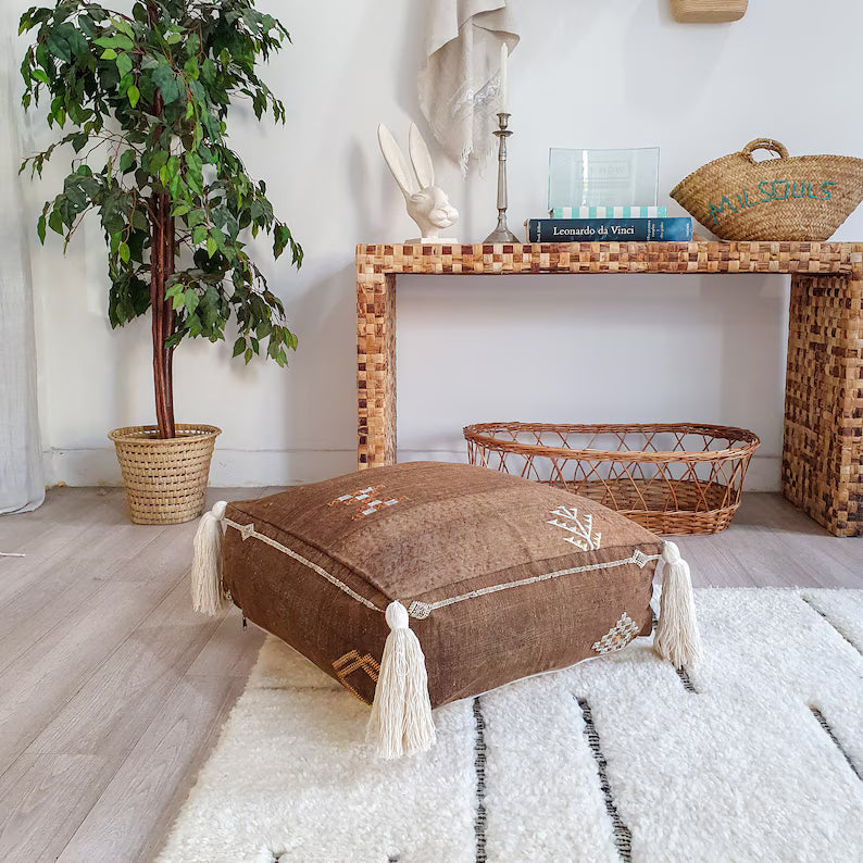 SABRA POUF BROWN