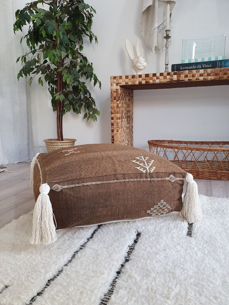 SABRA POUF BROWN