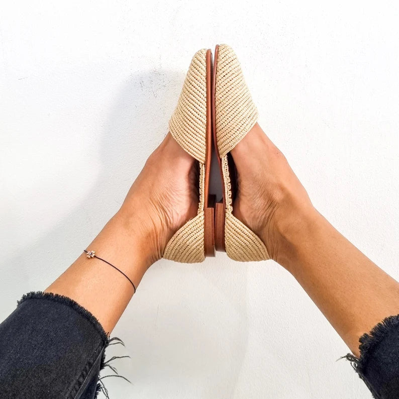 CHELSEA NATURAL MULE