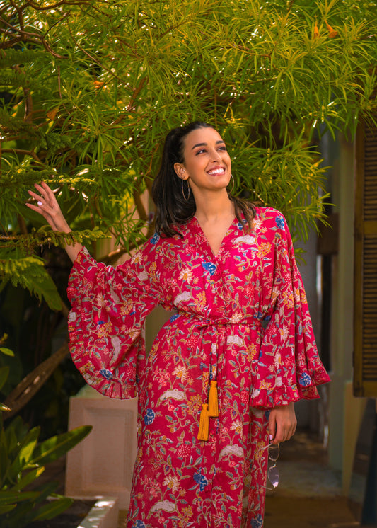 CAFTAN À FLEURS CABO