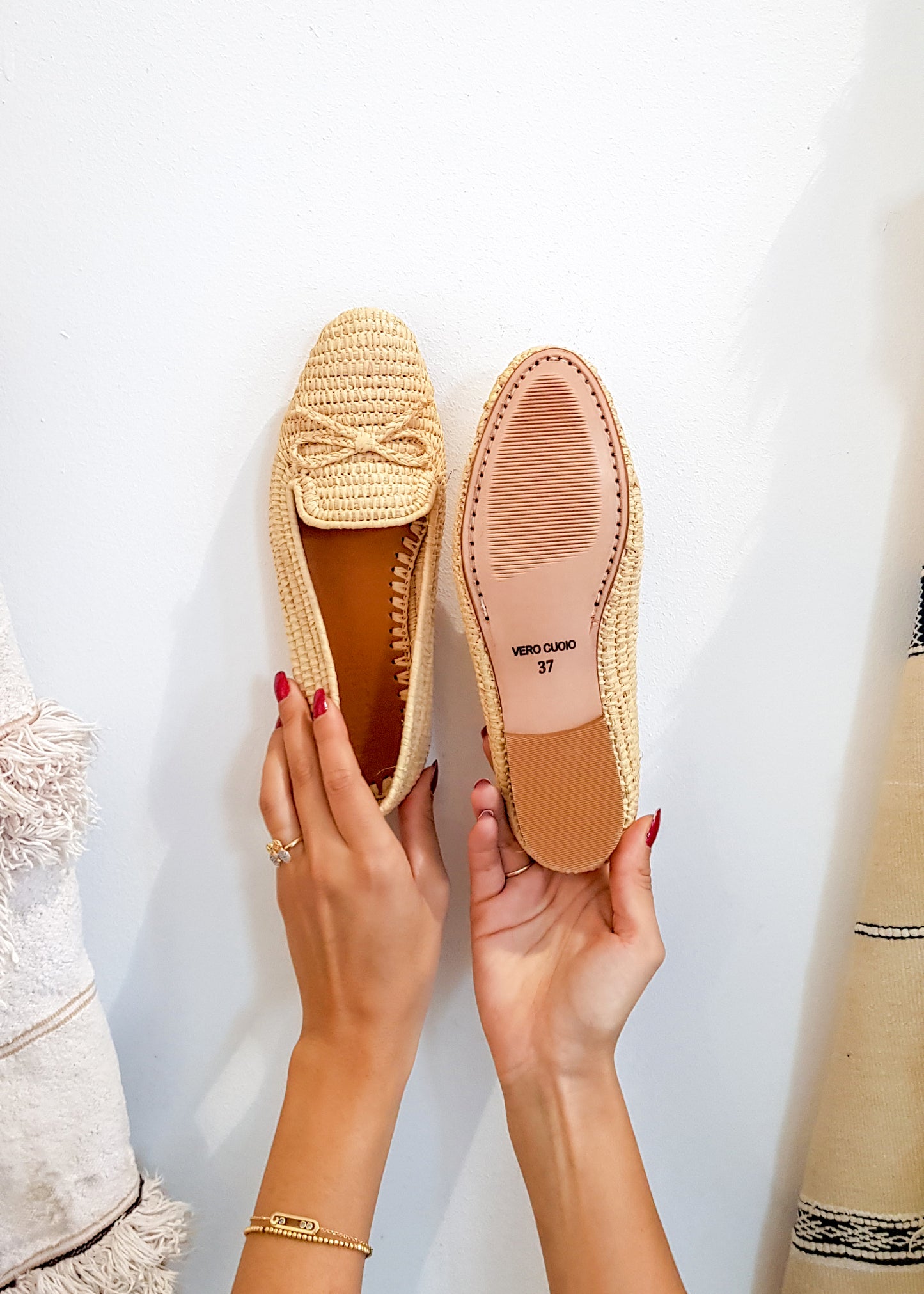 BOWIE RAFFIA LOAFER - Milsouls