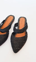 RAFFIA BLACK MULE - Milsouls