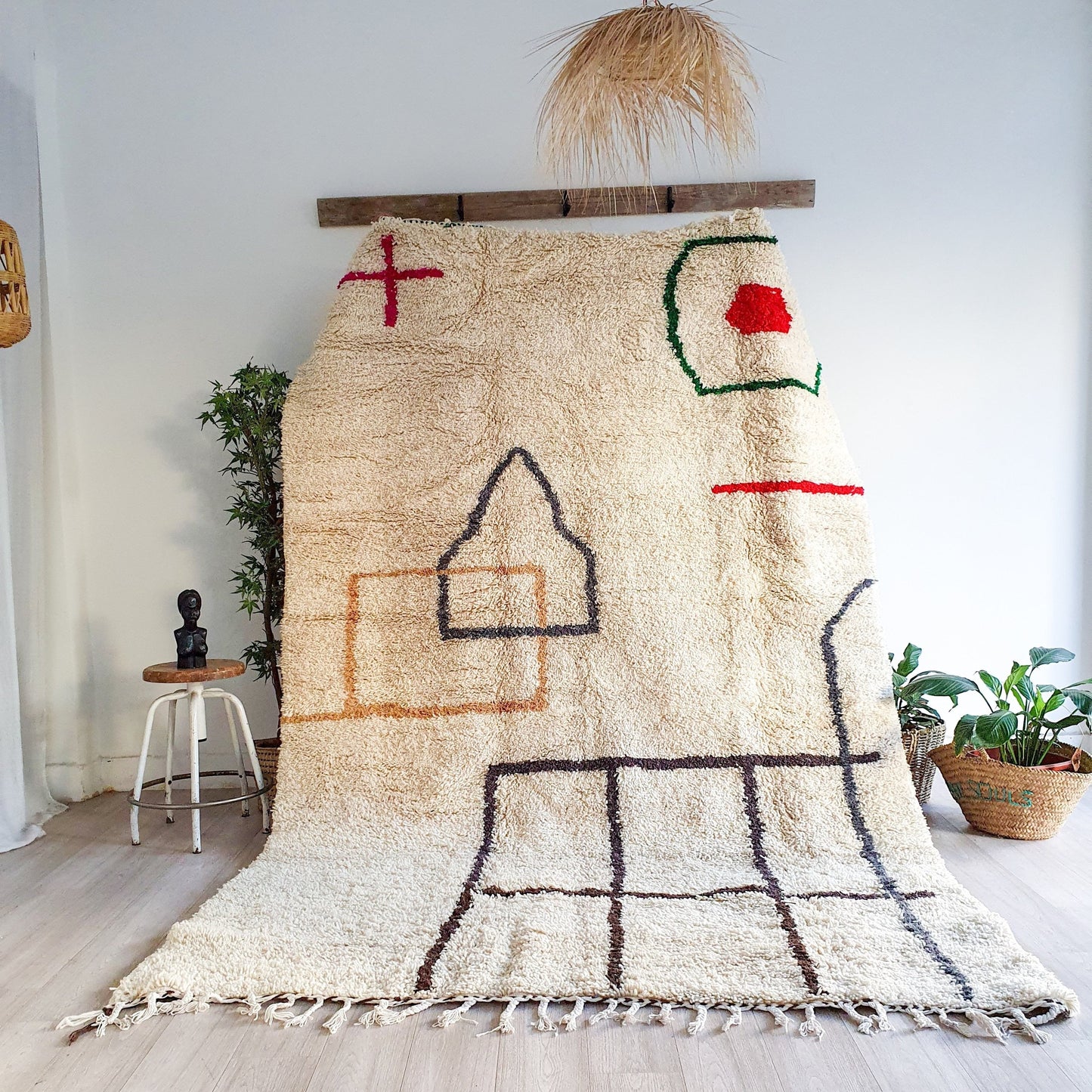 TAPIS EN LAINE GALAXIE