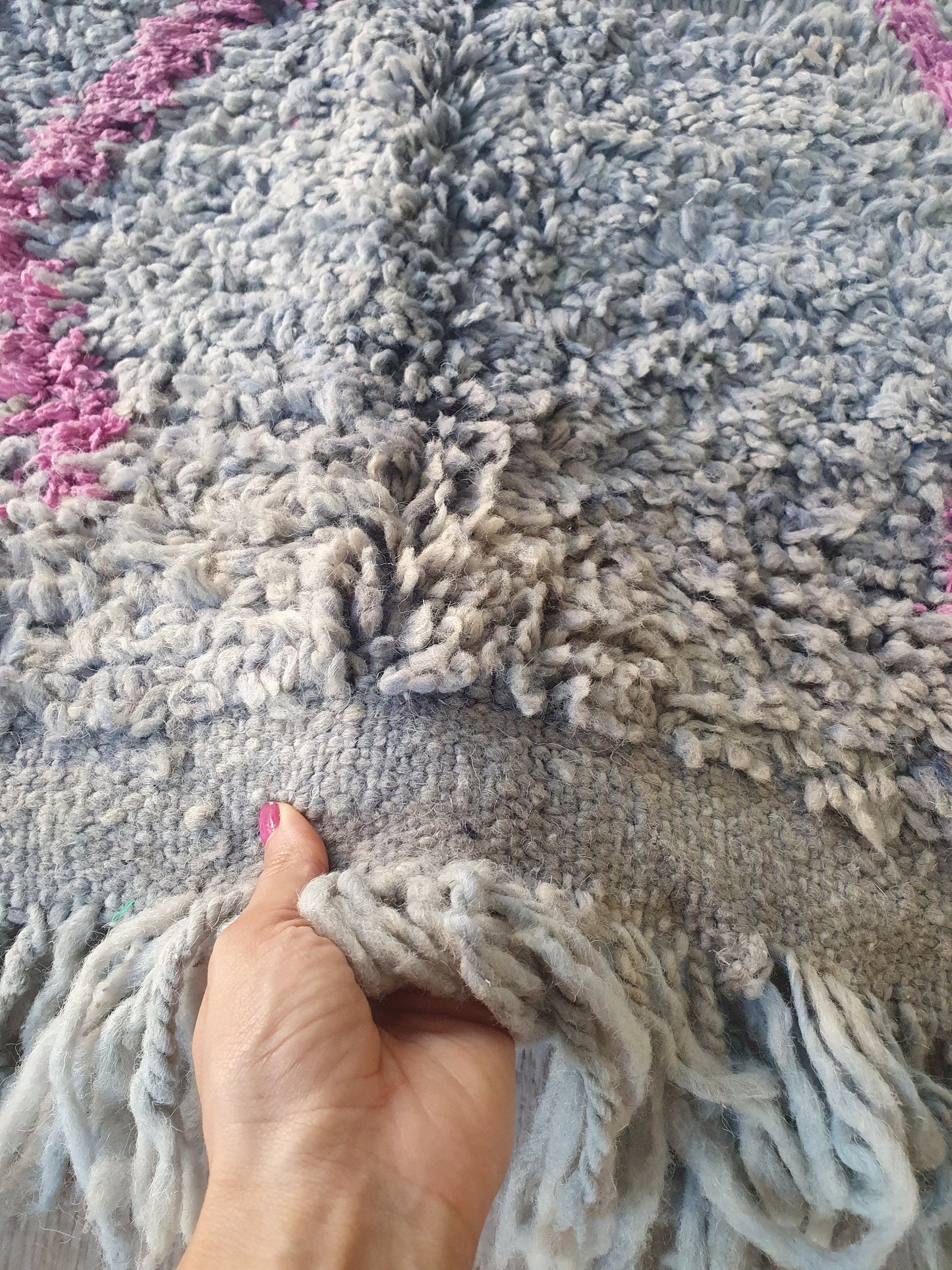 TAPIS BENI OURAIN GRIS