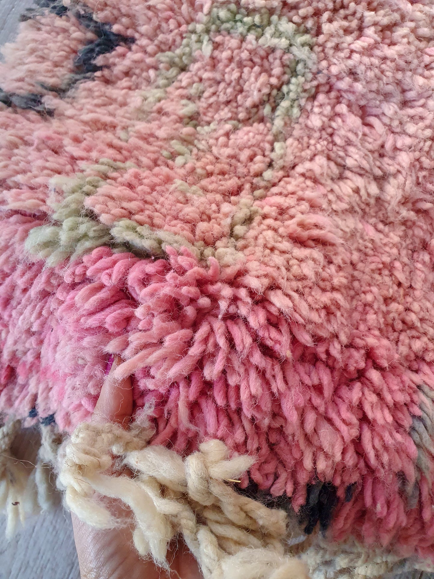 TAPIS MAROCAIN ROSE