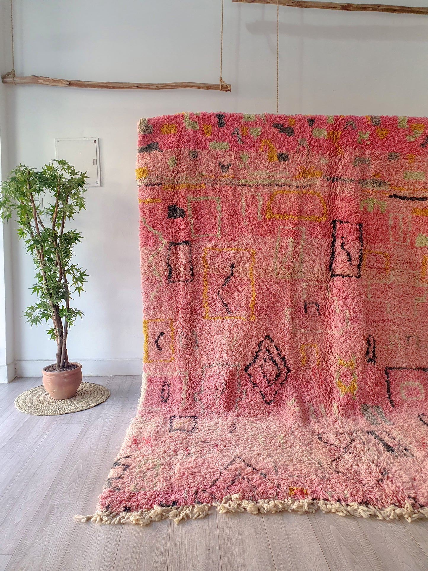 TAPIS MAROCAIN ROSE