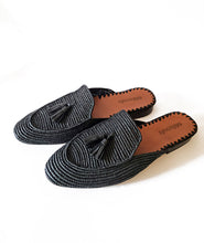 SAINT TASSELS RAFFIA MULES