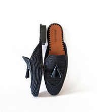 SAINT TASSELS RAFFIA MULES