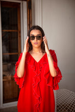 SICILY RED KAFTAN