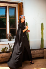 SAINT STRIPES KAFTAN - BLACK