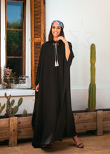 SAINT STRIPES KAFTAN - BLACK