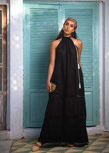 SOHO BLACK LINEN DRESS