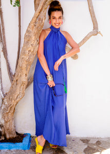 SOHO BLUE MAXI DRESS - Milsouls