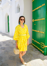 GOLDEN LIME LINEN DRESS - Milsouls