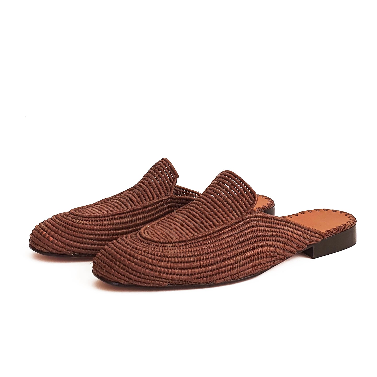 SAINT RAFFIA MULES