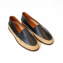 CECILY BLACK RAFFIA ESPADRILLE