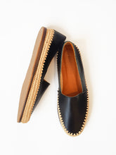 CECILY BLACK RAFFIA ESPADRILLE